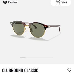 Ray Ban Clubround Classic Sunglasses